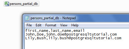 postgresql export csv partially