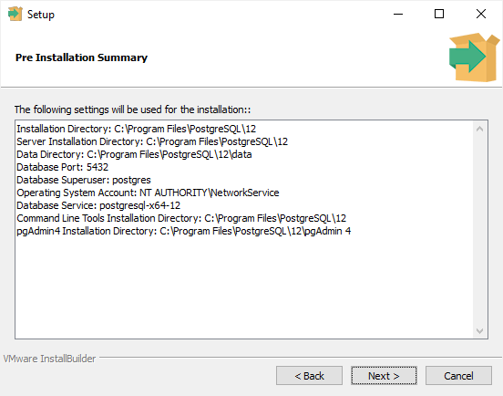Install PostgreSQL 12 Windows Step 8